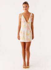Alden Mini Dress - Floral Print