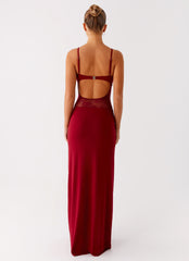 Envy Maxi Dress - Maroon