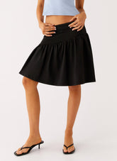 Rayna Midi Skirt - Black