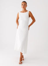 Sharni Midi Dress - Ivory