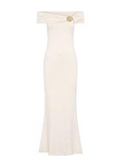 Illusion Maxi Dress - Ivory