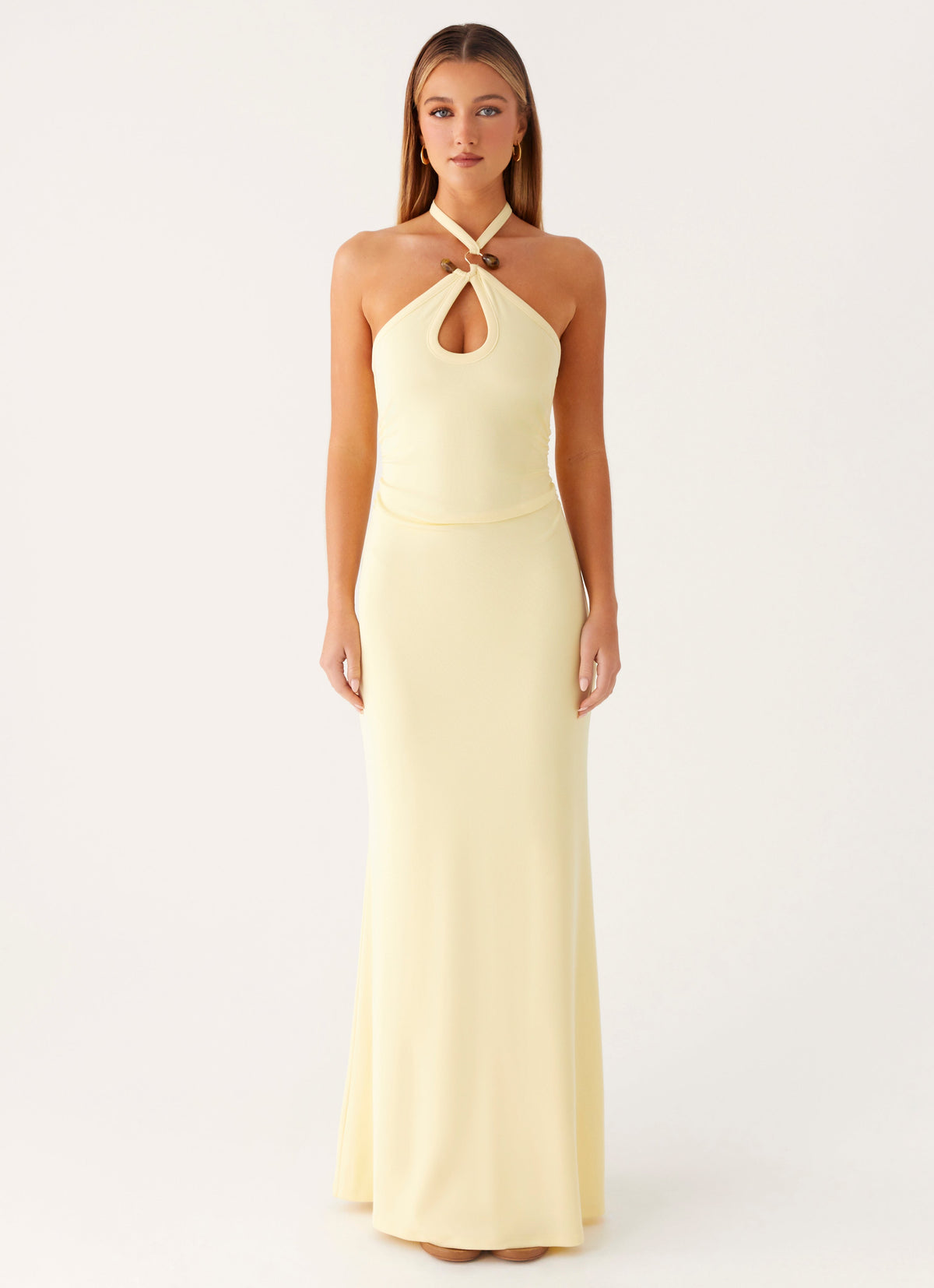 Instant Attraction Maxi Dress - Yellow