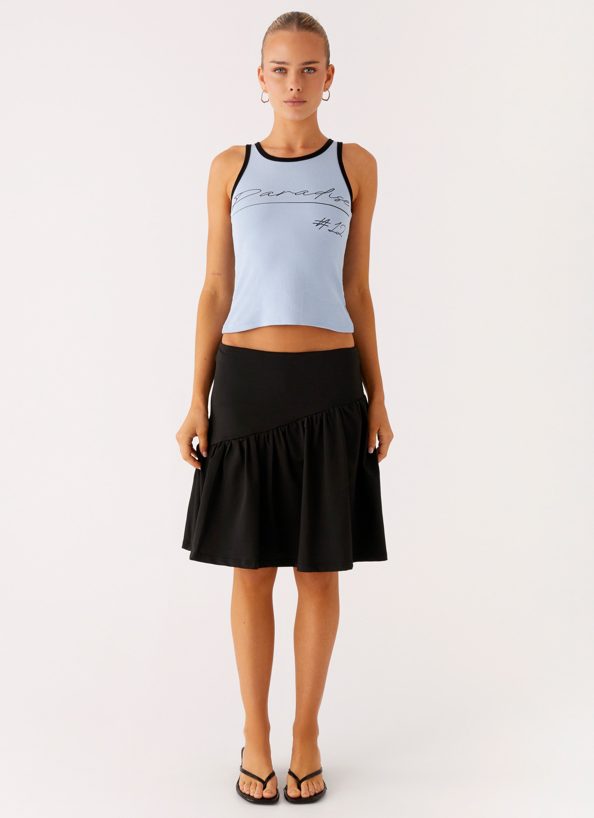 Rayna Midi Skirt - Black