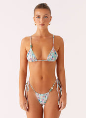 Ryland Bead Bikini Top - Santorini Floral
