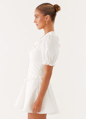 Seana Mini Dress - White