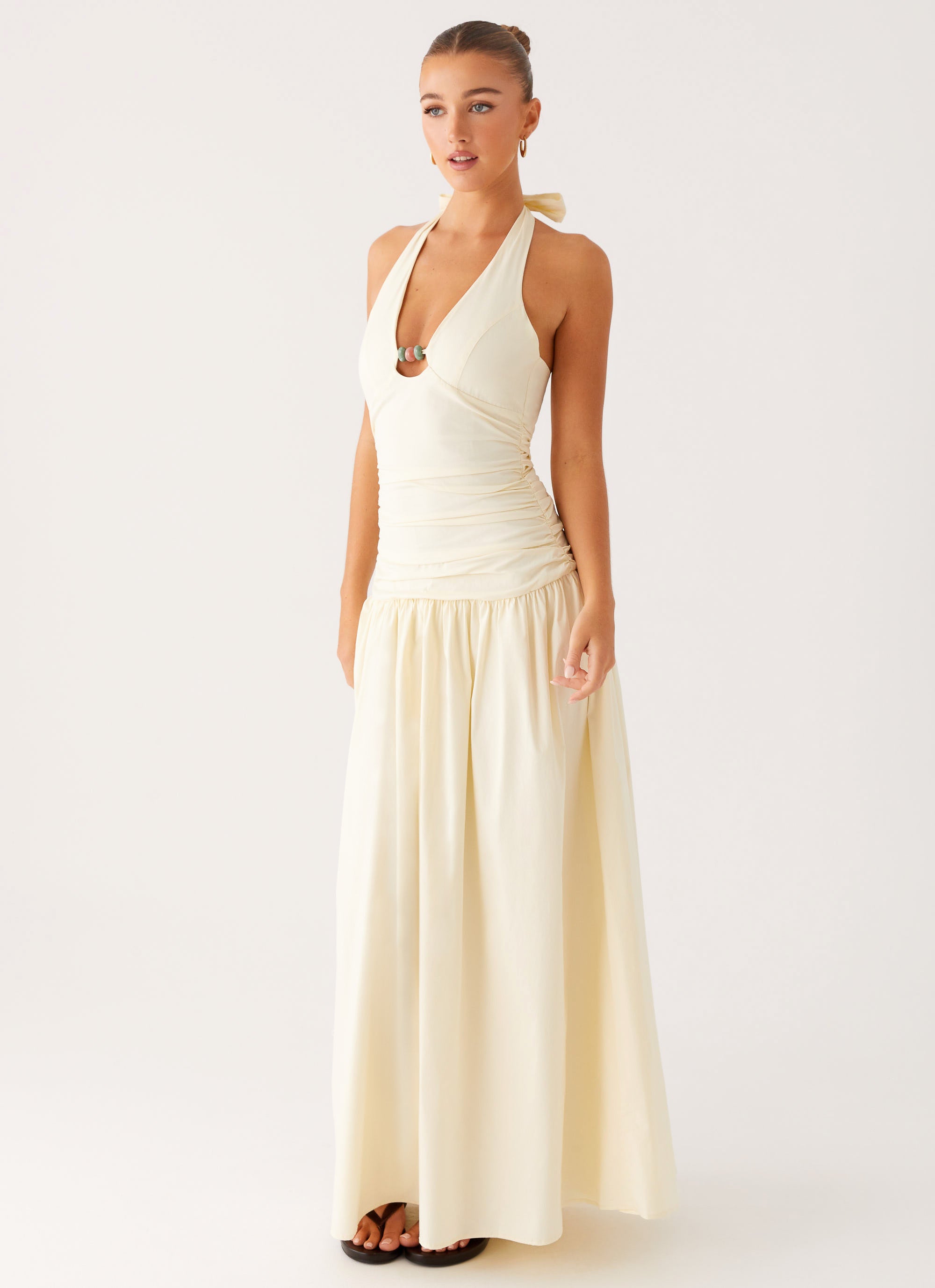 Val Maxi Dress - Lemon
