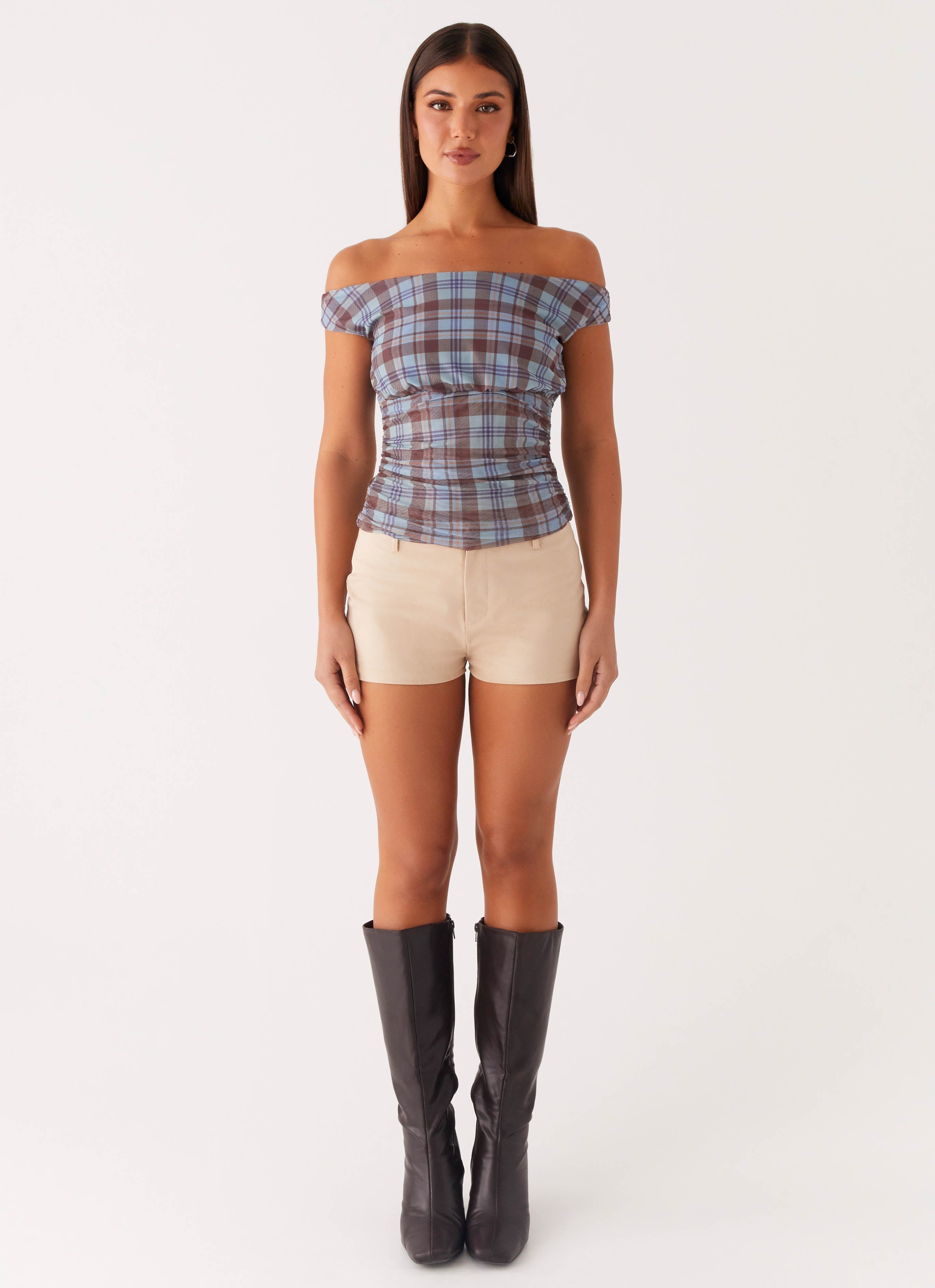 Zahli Off Shoulder Top - Shoreline Check