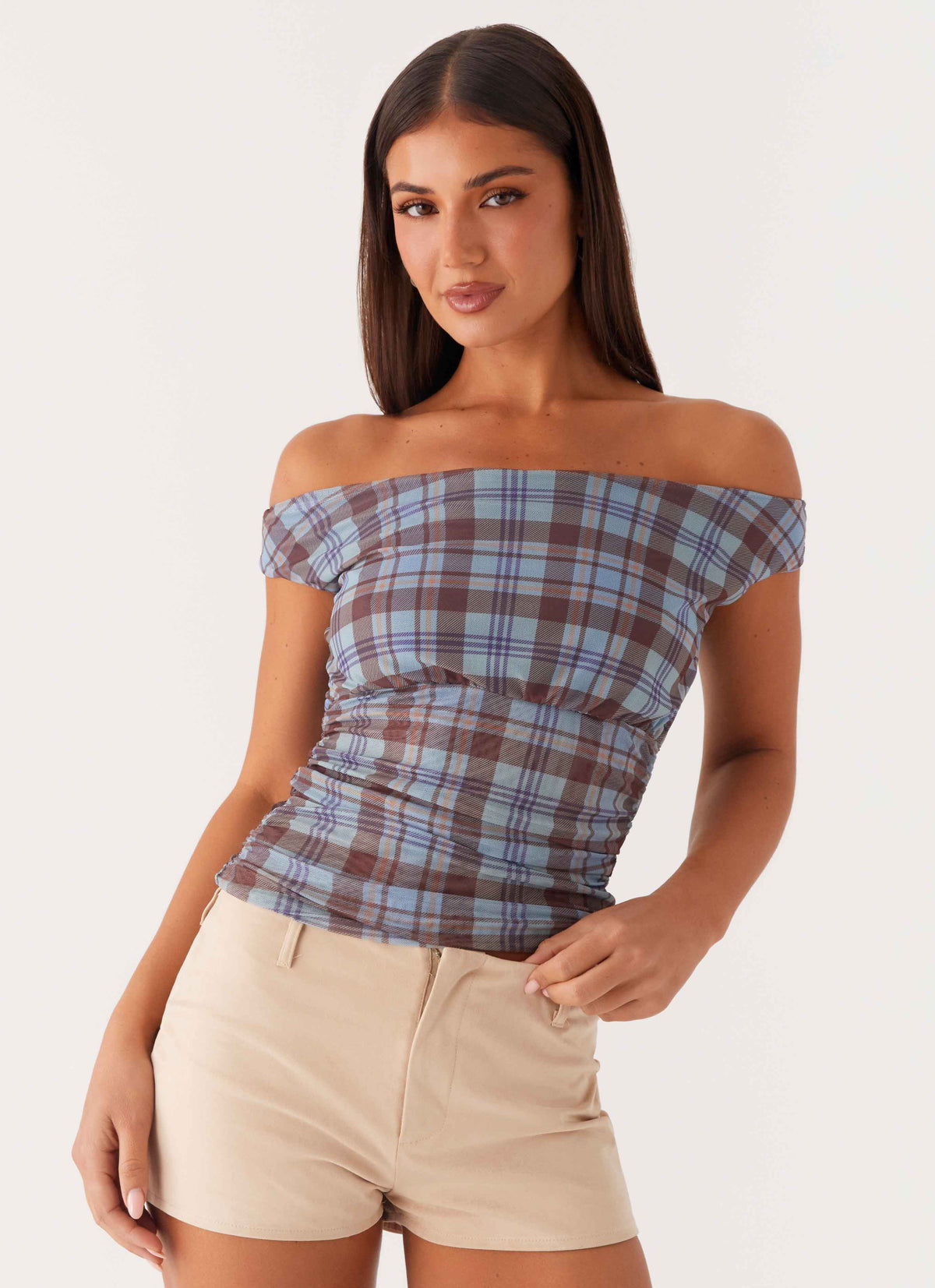 Zahli Off Shoulder Top - Shoreline Check